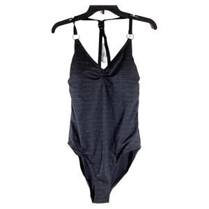 NWT Allure Sparkle One-Piece Swimsuit, 12/14